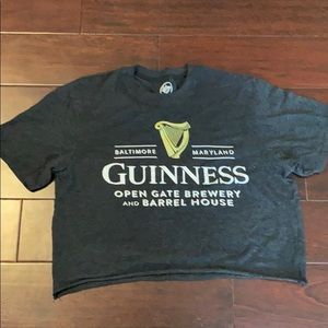 Guinness cropped shirt